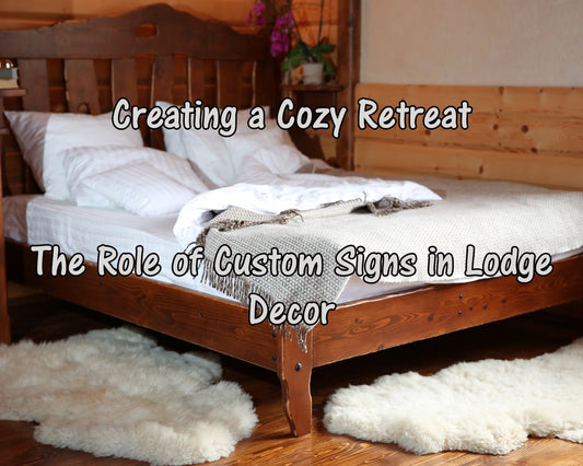 Creating a Cozy Retreat: The Role of Custom Signs in Lodge Decor - Weaver Custom Engravings