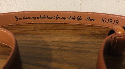 Engrave Your Style: Elevate Your Look with a Custom Engraved Leather Belt - Weaver Custom Engravings