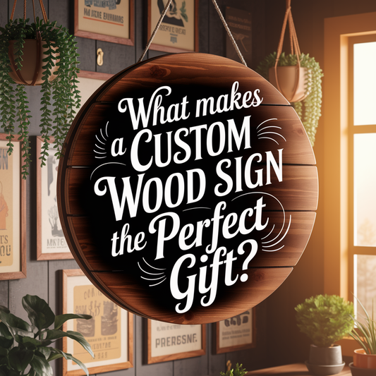 Why a Custom Wood Sign Is the Perfect Gift That Lasts