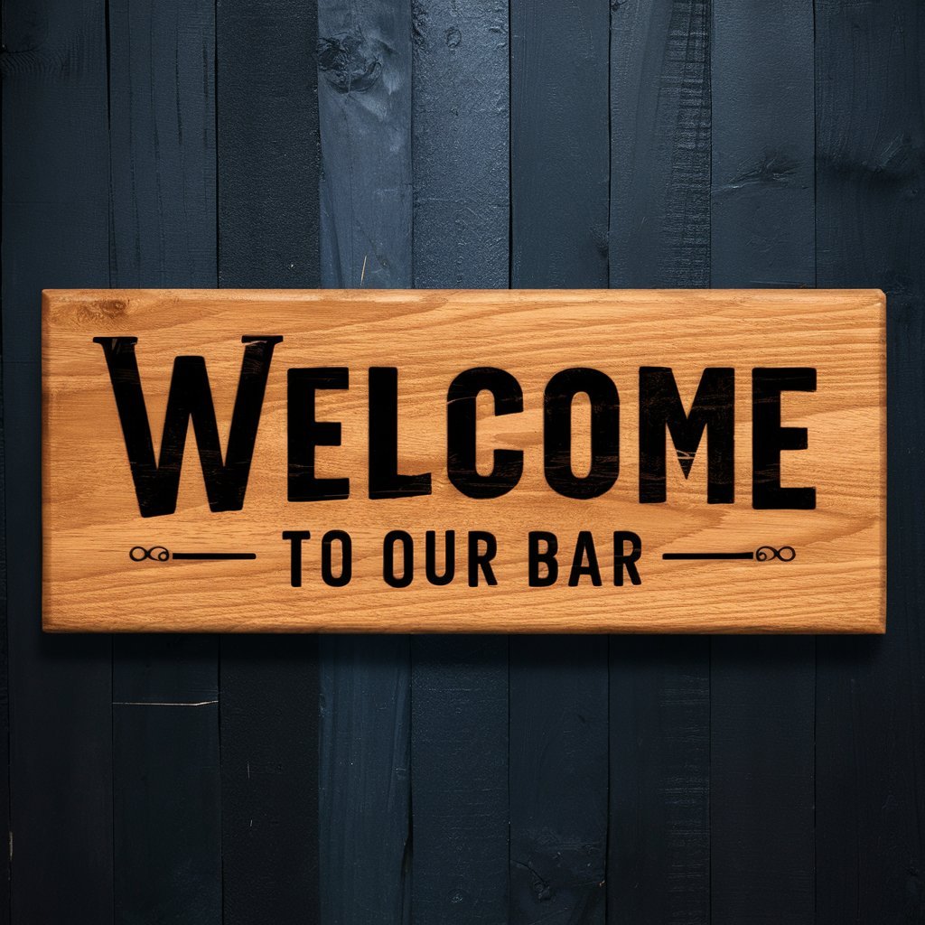 Out R Inn Bar Sign Make Your Space Stand Out with Personalized Bar Signs – Weaver Custom ...