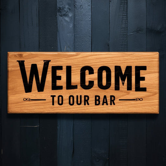 Make Your Space Stand Out with Personalized Bar Signs - Weaver Custom Engravings