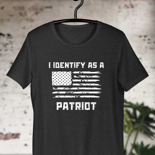 Show Your Patriotism: "I Identify as a Patriot" Shirts and More - Weaver Custom Engravings