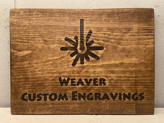 Who Are We? We Make Personalized Engraved Items - Weaver Custom Engravings