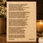 80th birthday gift for Mom with personalized poem engraved on wood