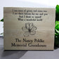 Personalized Memorial Garden Sign - Weaver Custom Engravings