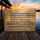 Whatsoever Things Are True wood sign from Philippians 4:8