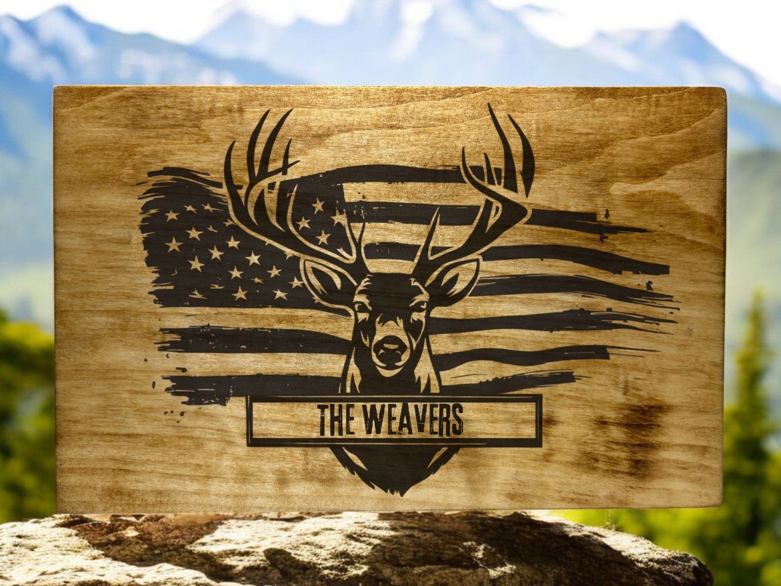 American Hunter Custom Name Sign