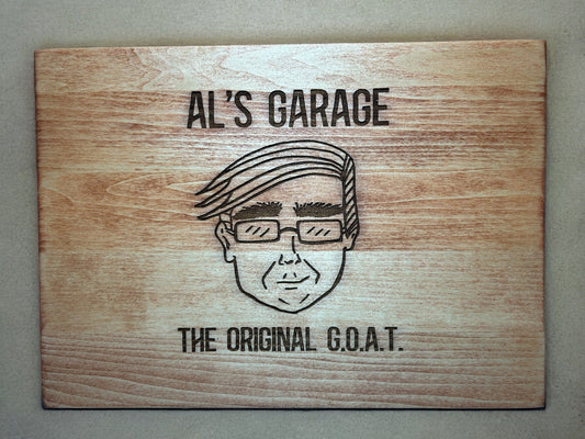 Custom Garage Wood Sign - Weaver Custom Engravings