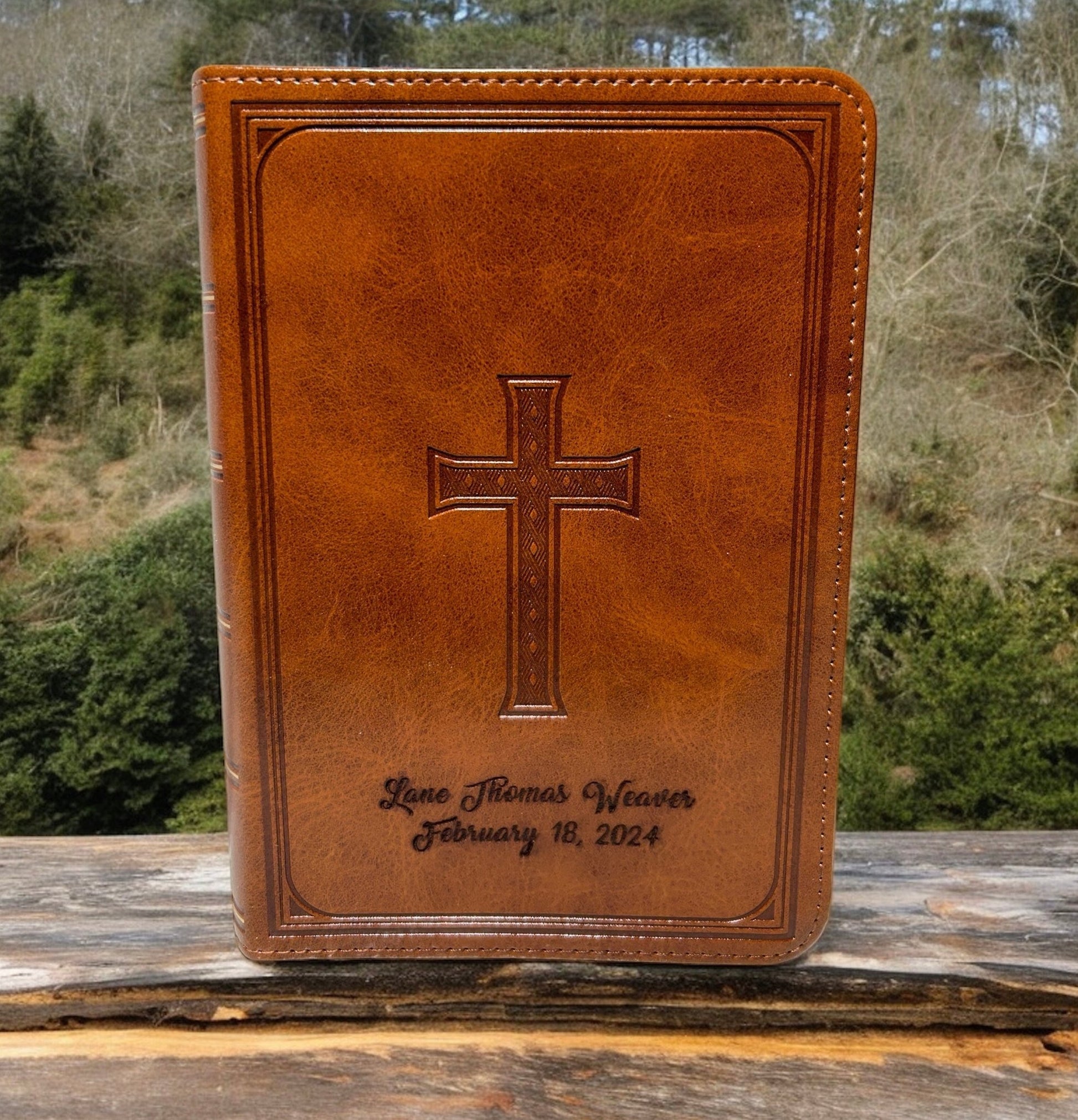 Custom Laser-Engraved KJV Bible - Weaver Custom Engravings