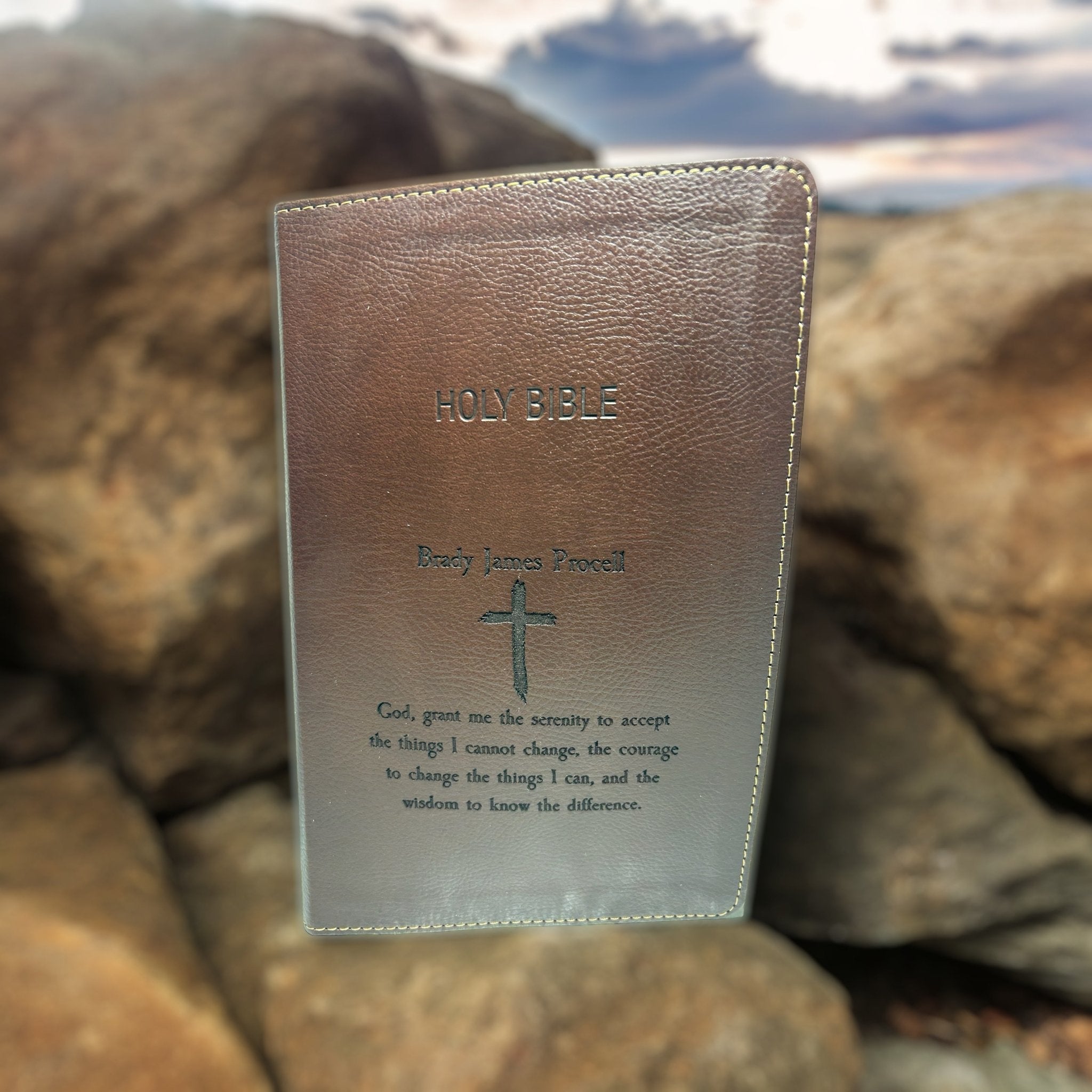 Custom Laser Engraved NIV Bible