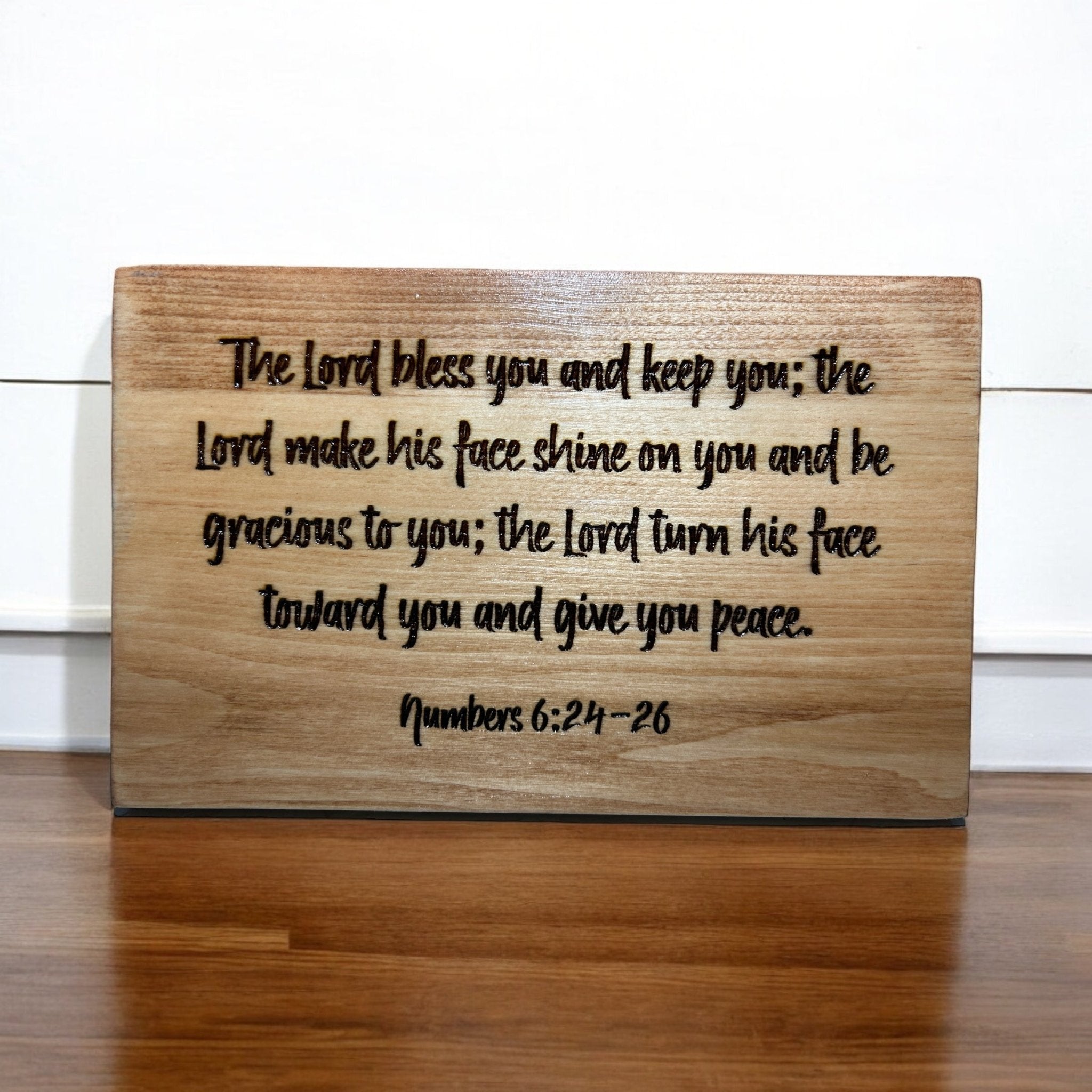 May The Lord Bless You: Custom Wood Sign