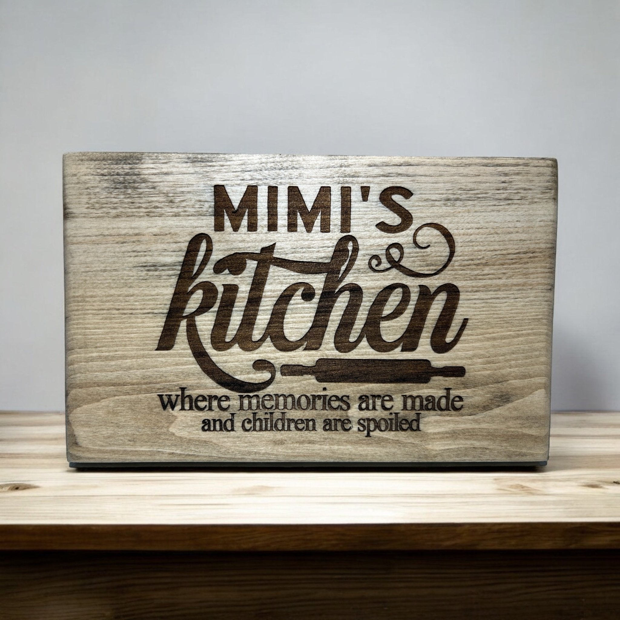 Mimi's Kitchen: Custom Wood Sign