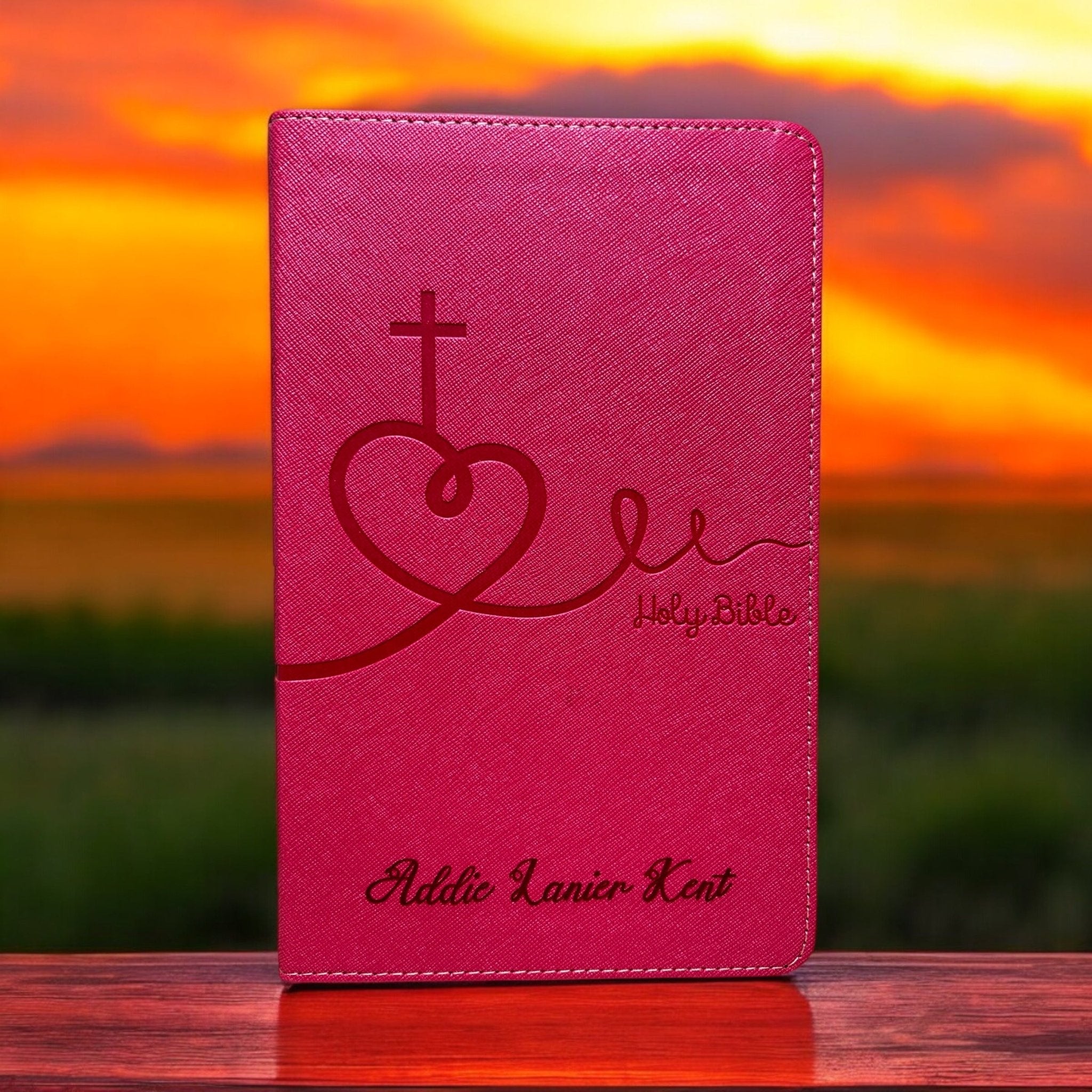 Personalized Pink NIV Bible For Kids