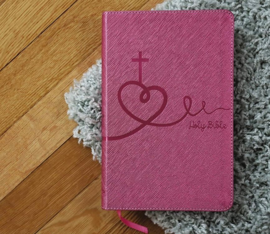 Personalized Pink NIV Bible For Kids - Weaver Custom Engravings