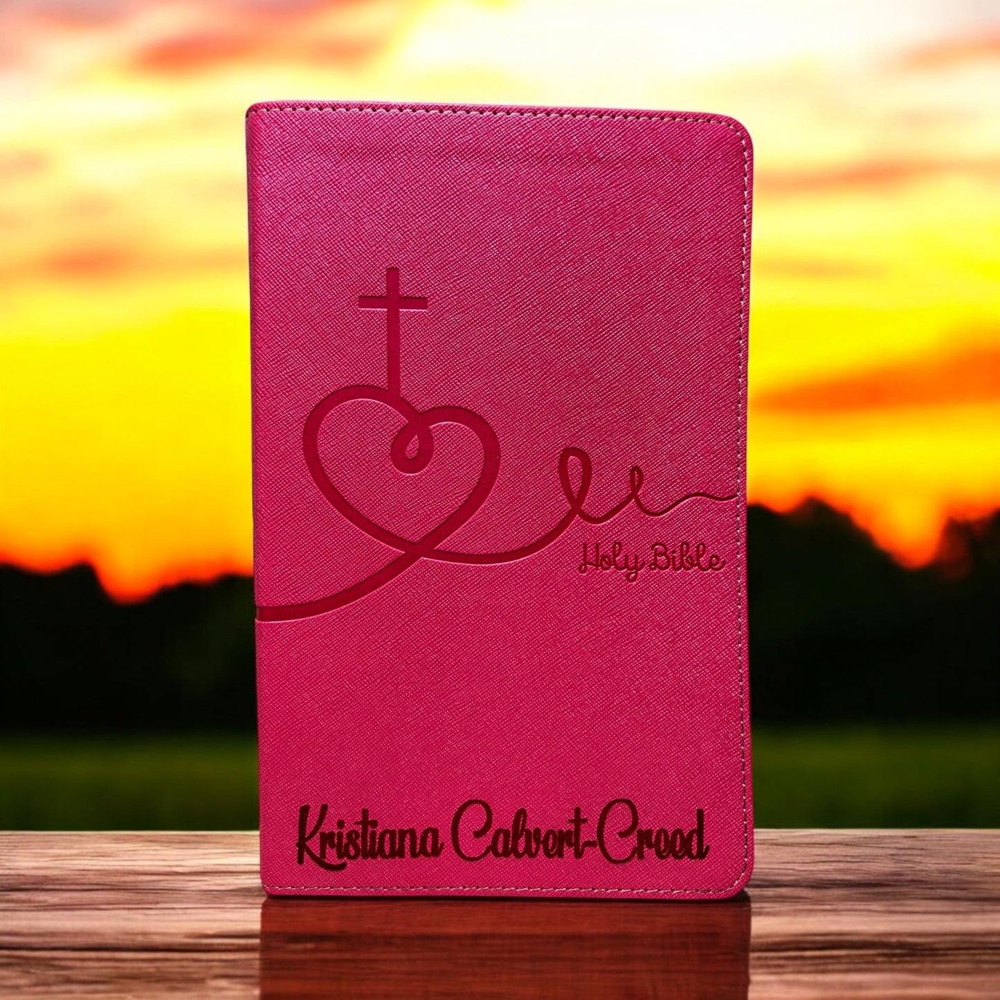 Personalized Pink NIV Bible For Kids - Weaver Custom Engravings