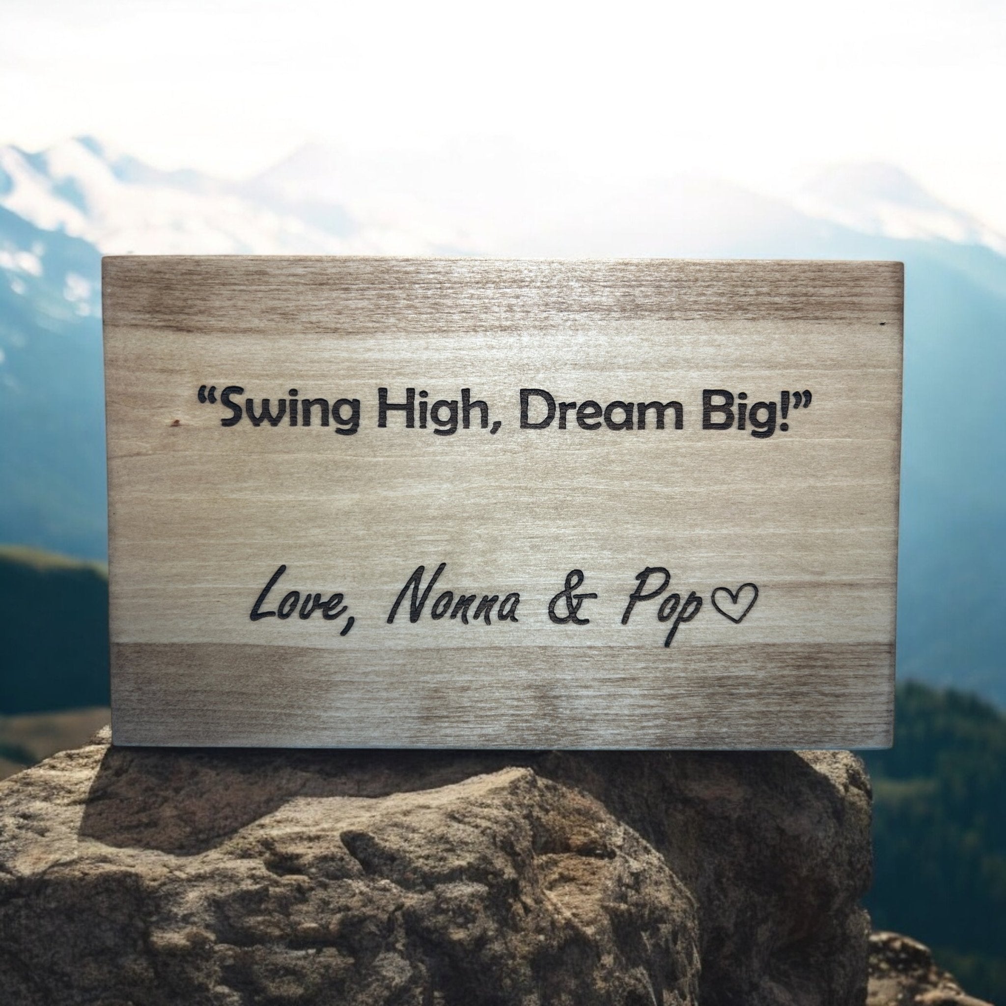 Swing High, Dream Big Custom Sign