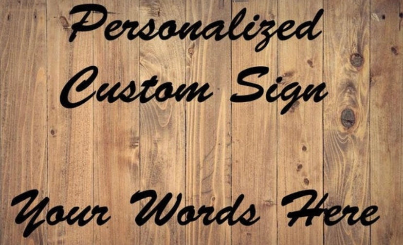 Custom Horizontal Sign Signs Weaver Custom Engravings   