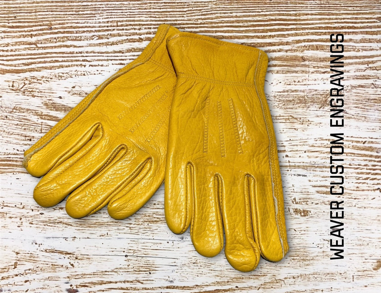 "Best Dad Ever" Custom Gloves Gloves Weaver Custom Engravings   