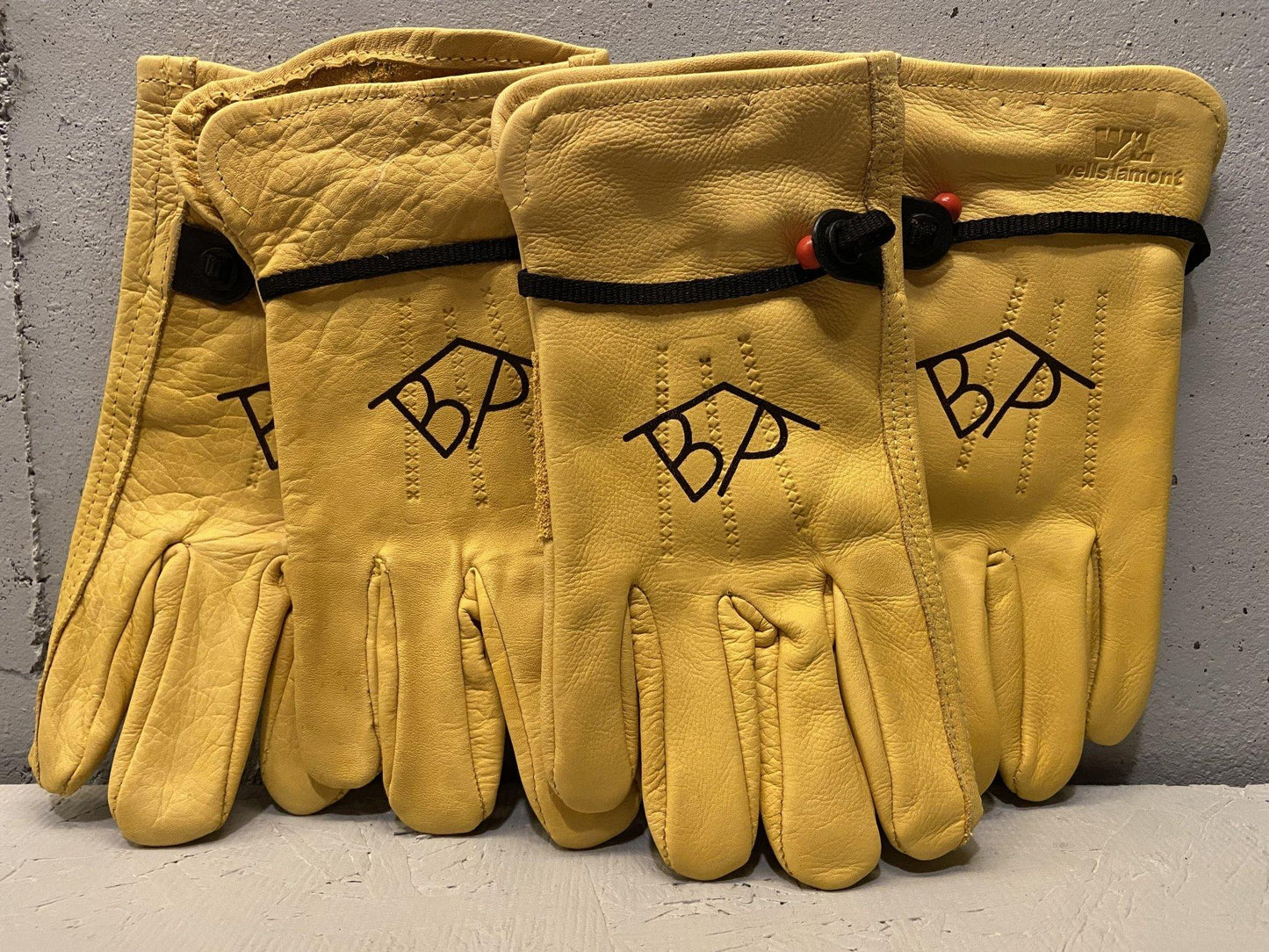 Business Logo Branded Work Gloves Gloves Weaver Custom Engravings Small  
