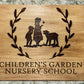 "Children's Garden Nursery School" Custom Sign Signs Weaver Custom Engravings   