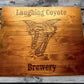 Custom designed handcrafted sign for bars by a family-run business.