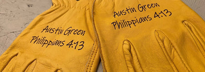 Custom Christian Work Gloves Gloves weaver custom gloves   
