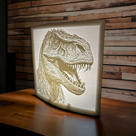 Custom Lithophane With Light 3d prints Weaver 3D Prints   
