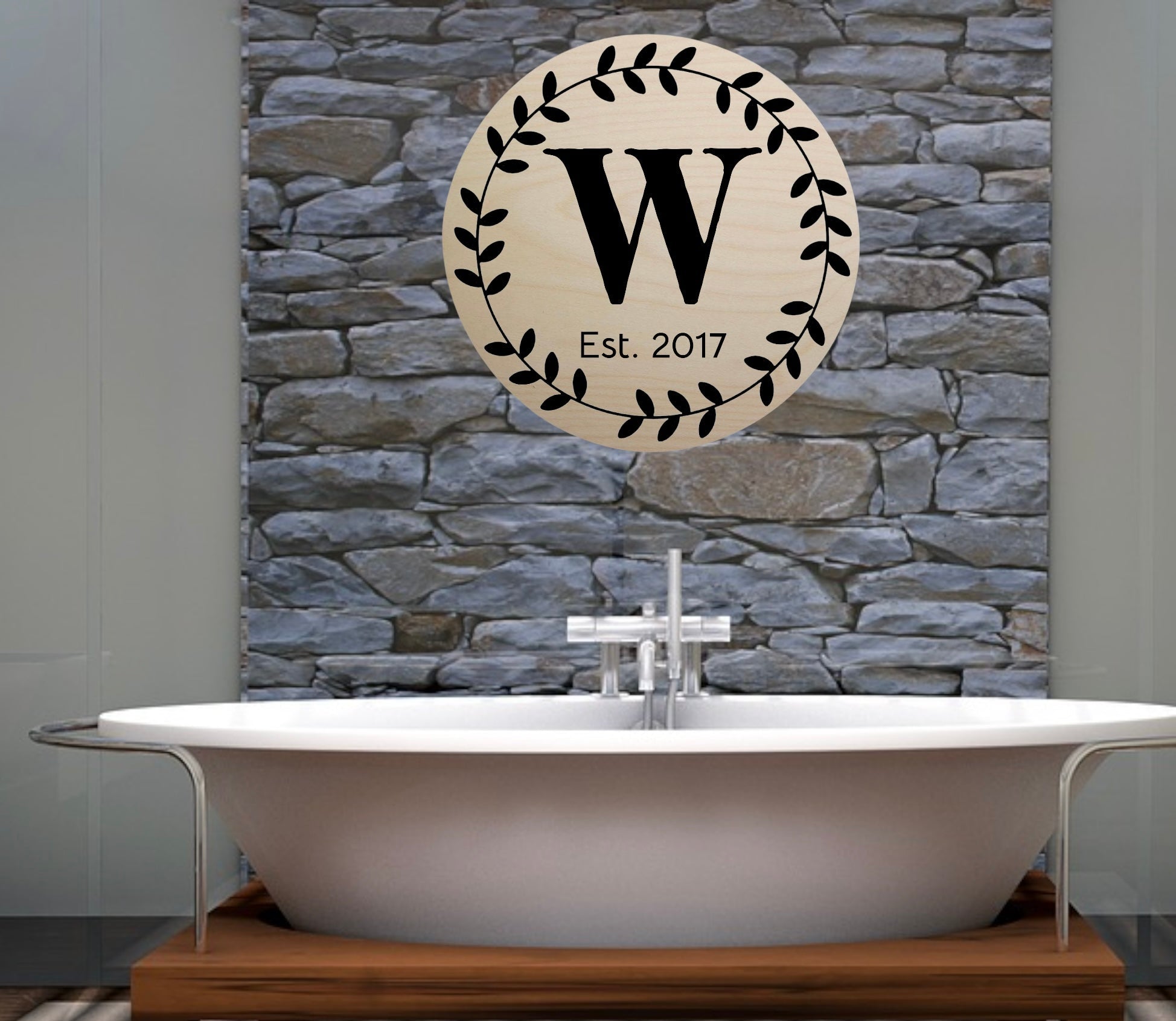 Custom Wood Round Signs | Weaver Custom Engravings