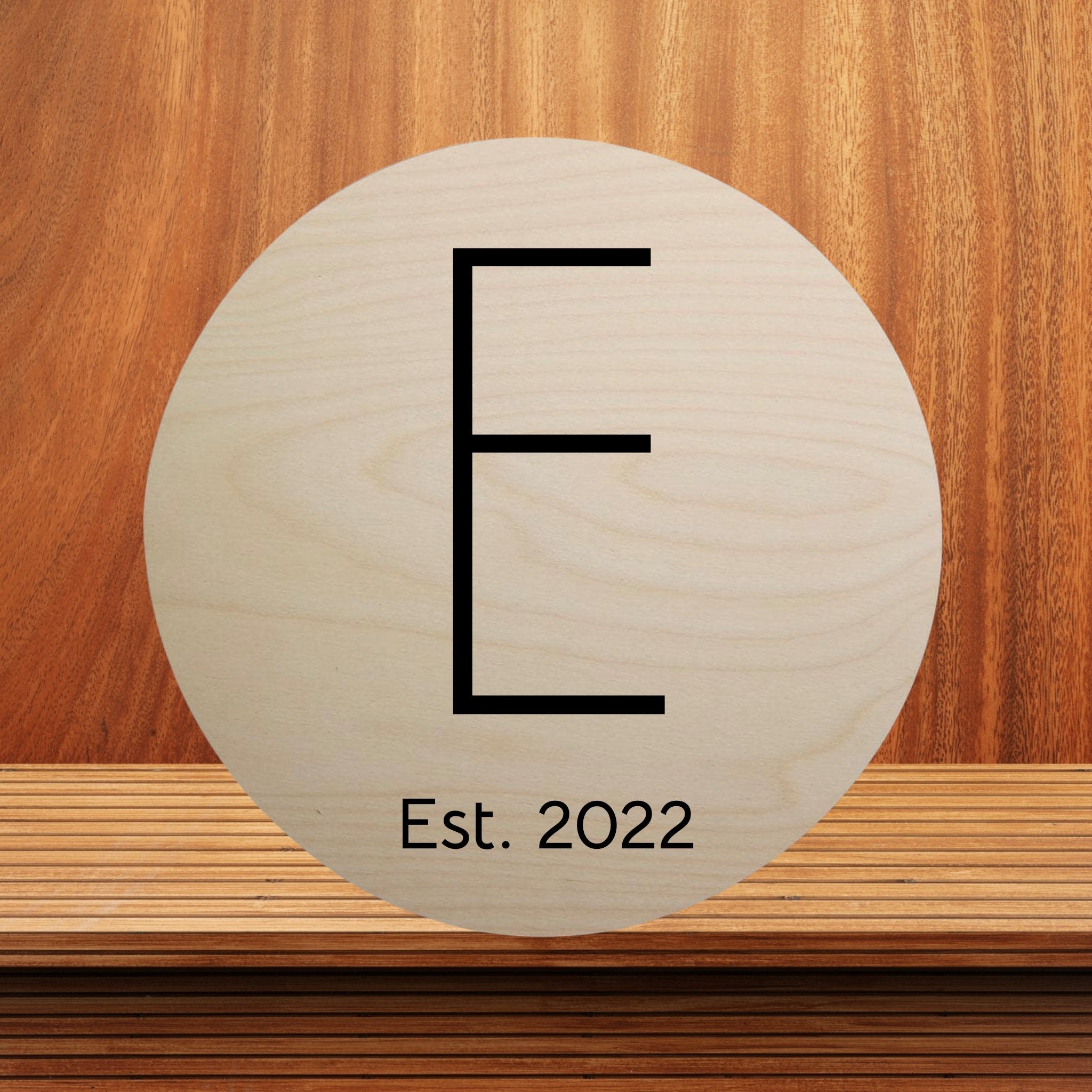 Custom Wood Round Signs | Weaver Custom Engravings