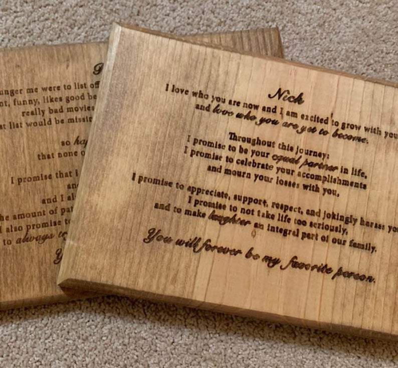 Custom Wood Wedding Sign Signs Weaver Custom Engravings   