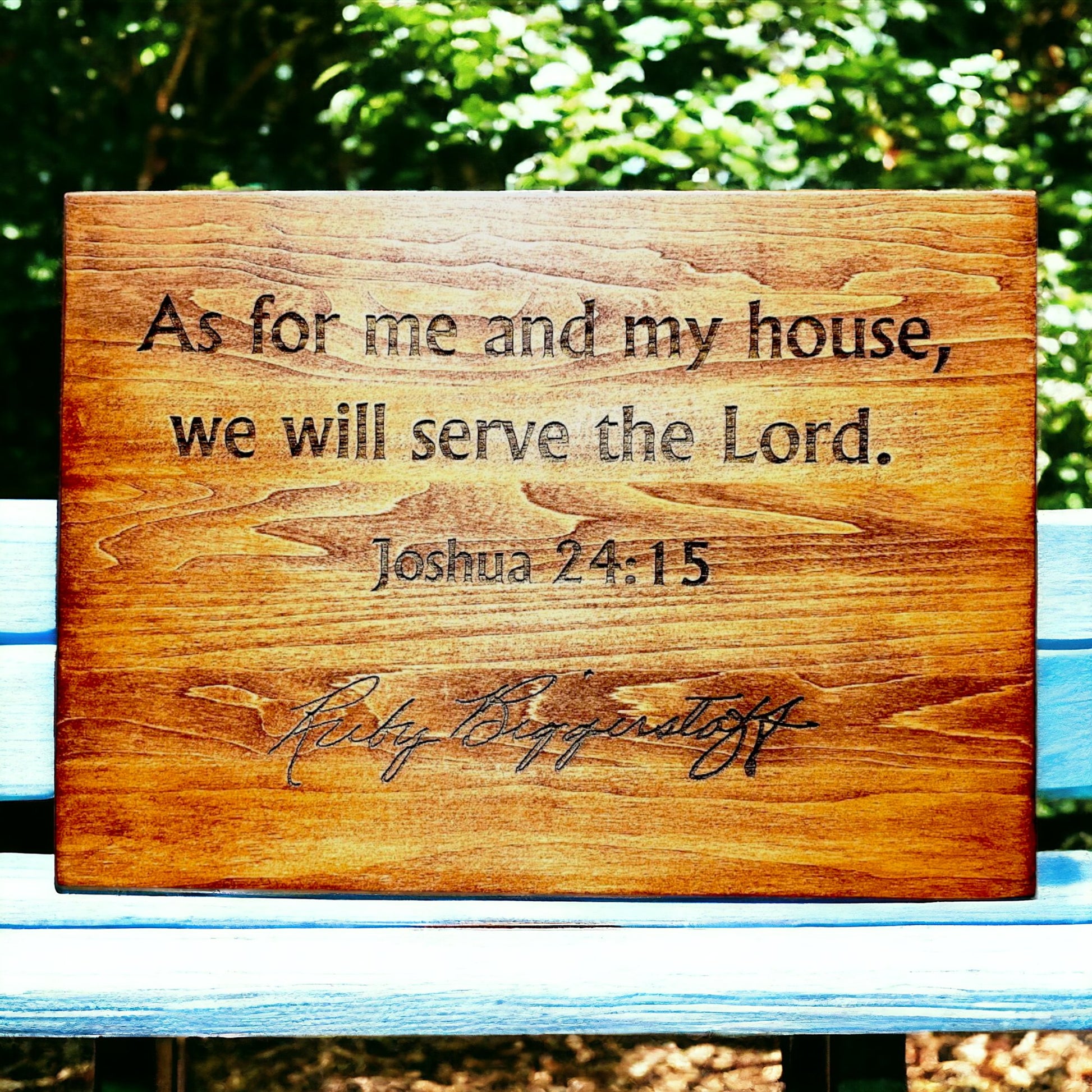 Customizable Religious Wall Sign Signs Weaver Custom Engravings   