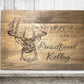 Deer Hunting Wood Sign With Last Name Signs Weaver Custom Engravings   