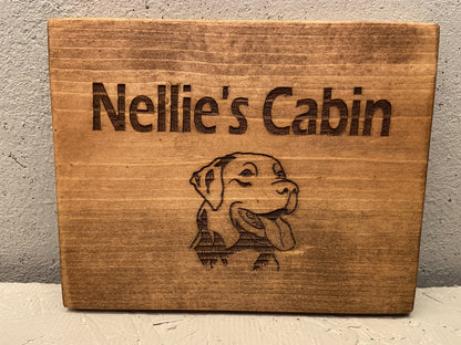 "Dog House" Custom Wood Sign Signs Weaver Custom Engravings Default Title  