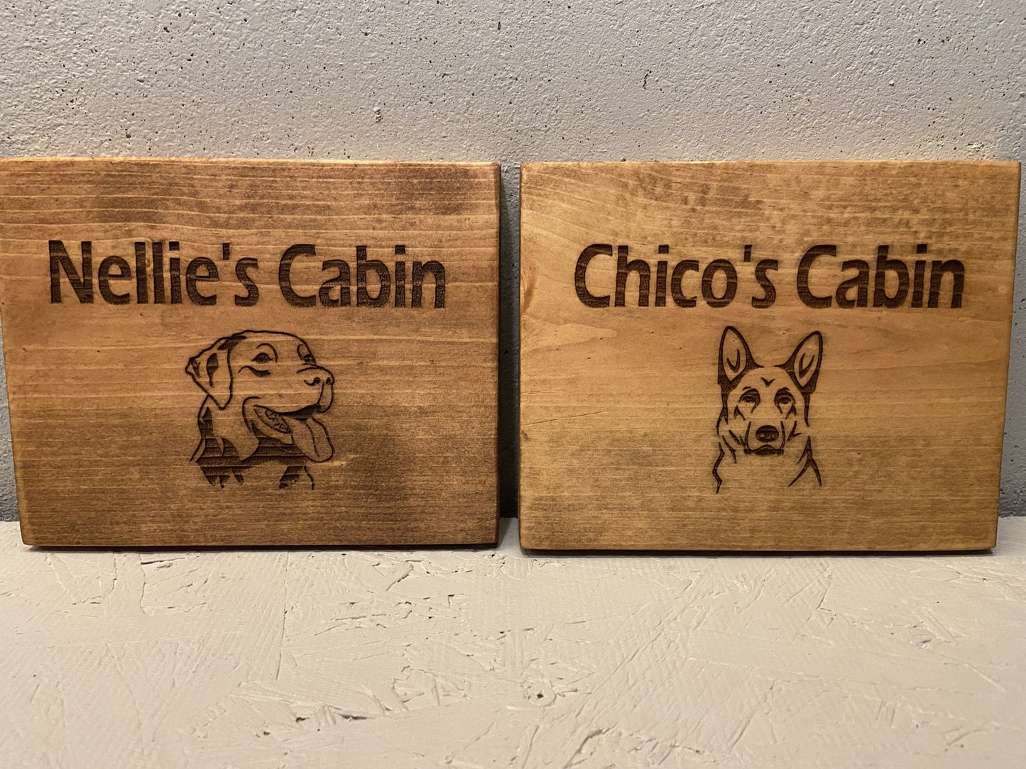 "Dog House" Custom Wood Sign Signs Weaver Custom Engravings   
