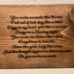 "Humble & Gentle" Customized Wood Sign Signs Weaver Custom Engravings   
