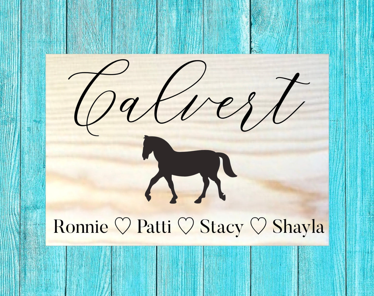 "Personalized Hand Written Note" Custom Sign Signs Weaver Custom Engravings Default Title  