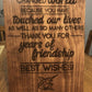 Graduation Gift Customized Wood Sign Signs Weaver Custom Engravings   