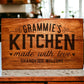 Grammie's Kitchen: Custom Wood Sign - Weaver Custom Engravings