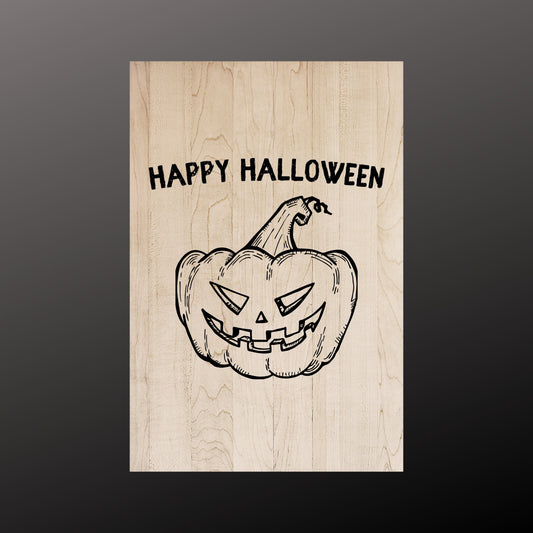 "Happy Halloween" Custom Sign Signs Weaver Custom Engravings   