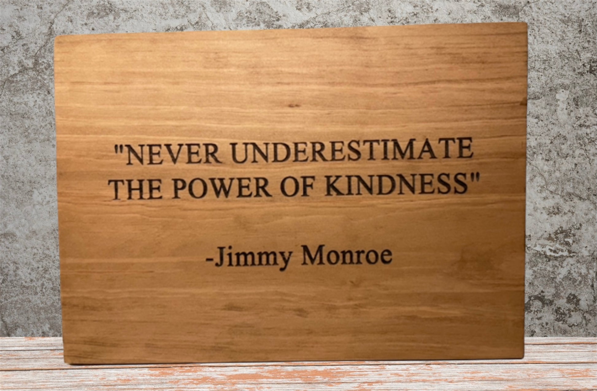 "The Power Of Kindness" Custom Sign Signs Weaver Custom Engravings Default Title  