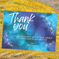 Tropical Thank You Card With Flowers Template (Digital Download) Digital Artwork Weaver Custom Engravings Digital Downloads   