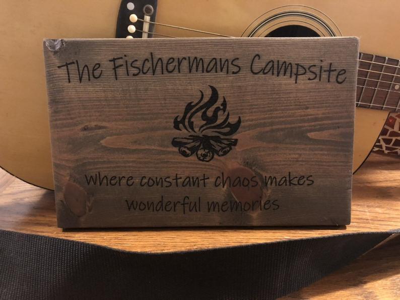 Custom engraved wood sign for home or business