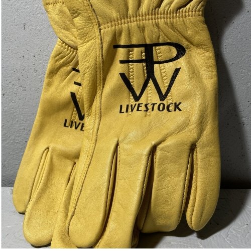 Livestock Custom Gloves Gloves Weaver Custom Engravings Small  