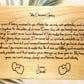 "Love Letter" Custom Sign Signs Weaver Custom Engravings   