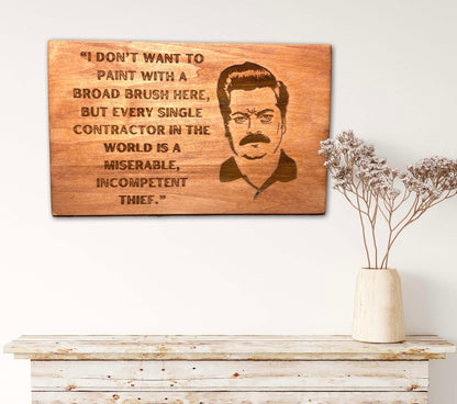 "Personalized Text Quote" Wood Sign Signs Weaver Custom Engravings   