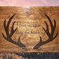 "Save Vacation Days For Hunting" Custom Sign Signs Weaver Custom Engravings   