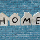 Set Of Wood Houses Spelling HOME Wood Decor Weaver Custom Engravings   
