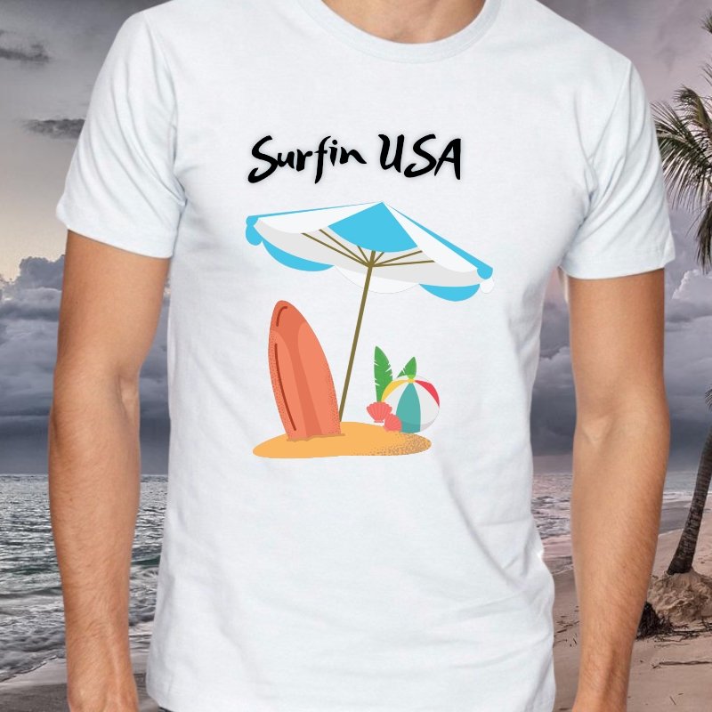 Surfin USA (Digital Download) Digital Artwork Weaver Custom Engravings Digital Downloads   