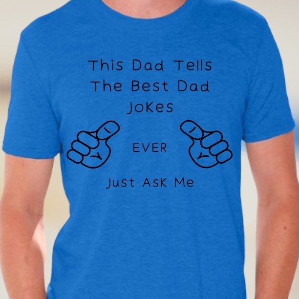 This Dad Tells The Best Dad Jokes (Digital Download) Digital Artwork Weaver Custom Engravings Digital Downloads   