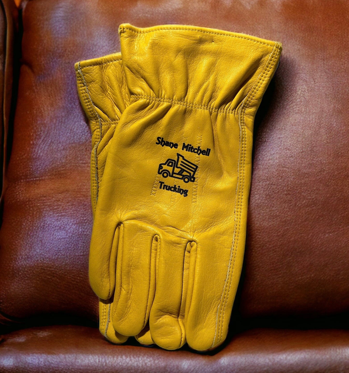 "Trucking/Farm" Custom Gloves Gloves Weaver Custom Engravings   